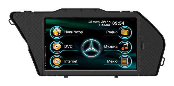 Штатная магнитола Dvd Gps Roadrover  Mercedes GLK300 (231Hp)  Украина