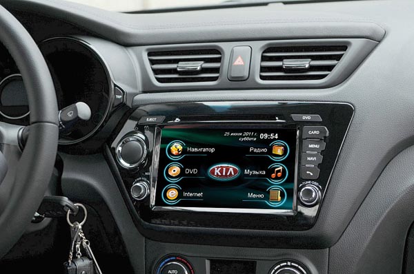 Штатная магнитола Dvd,Gps Roadrover  для Kia Rio.Киев,Львов,Донецк,Винница.