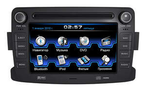 Штатная магнитолаGps,Navi,DVD Roadrover для   Renault Duster
